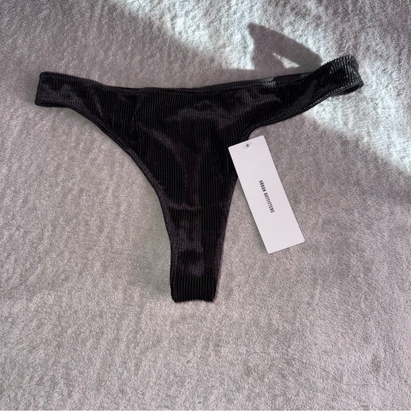 Urban Outfitters Other - Urban outfitters Black ribbed panty thong